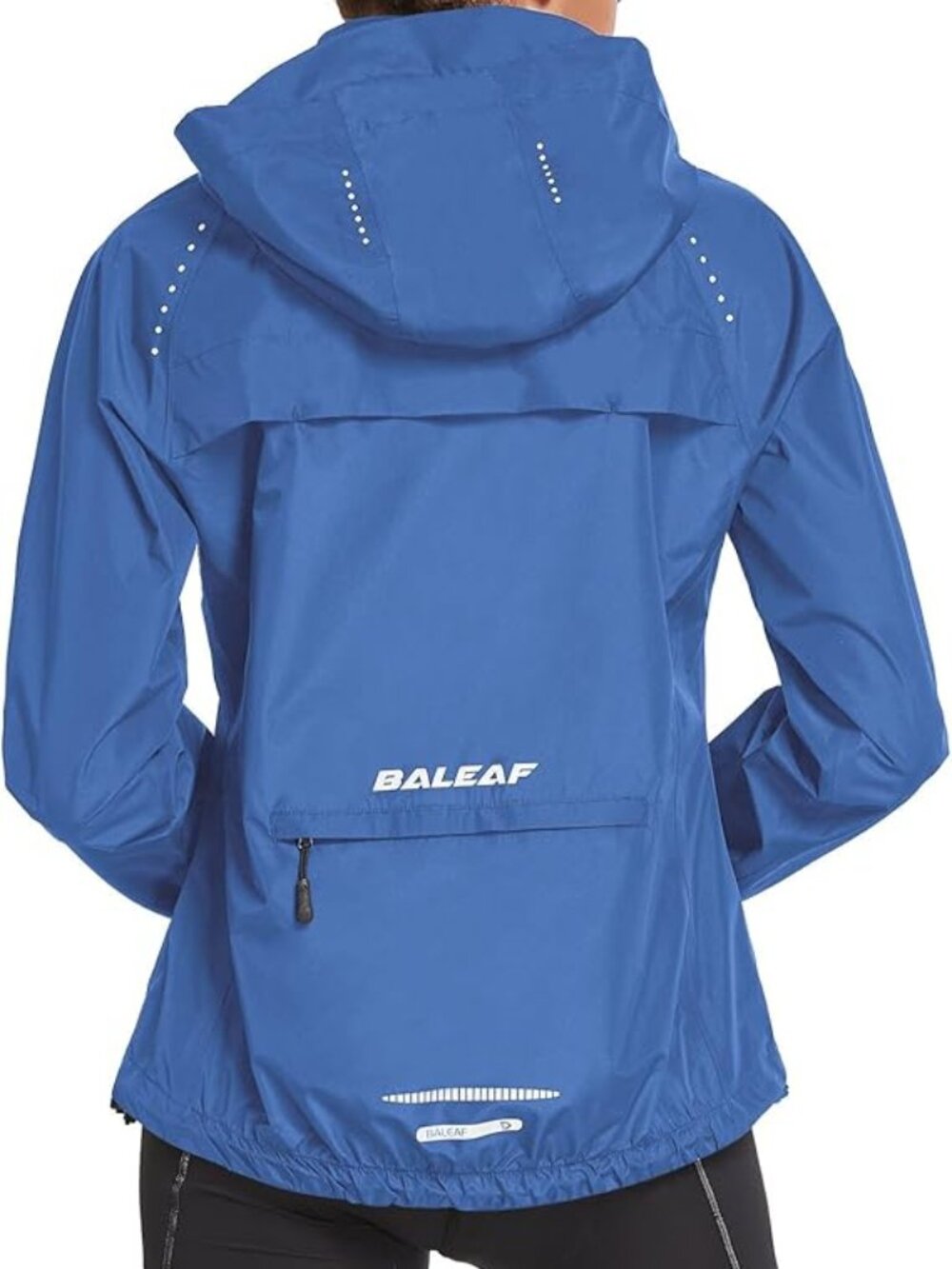 baleaf Women's Rain Jackets Waterproof Windbreaker Packable Running Cycling M